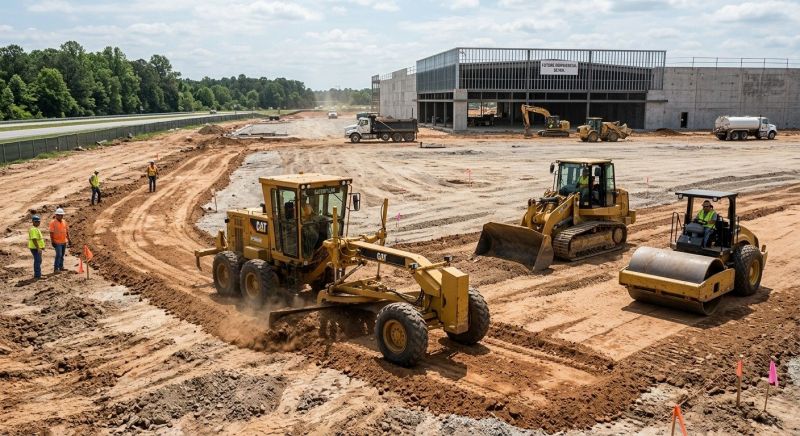 Parking Lot Leveling in Canton, GA